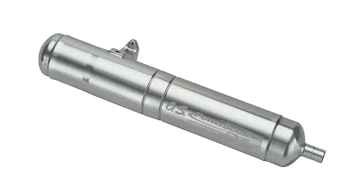 Close up of the OS MAX PowerBoost III muffler