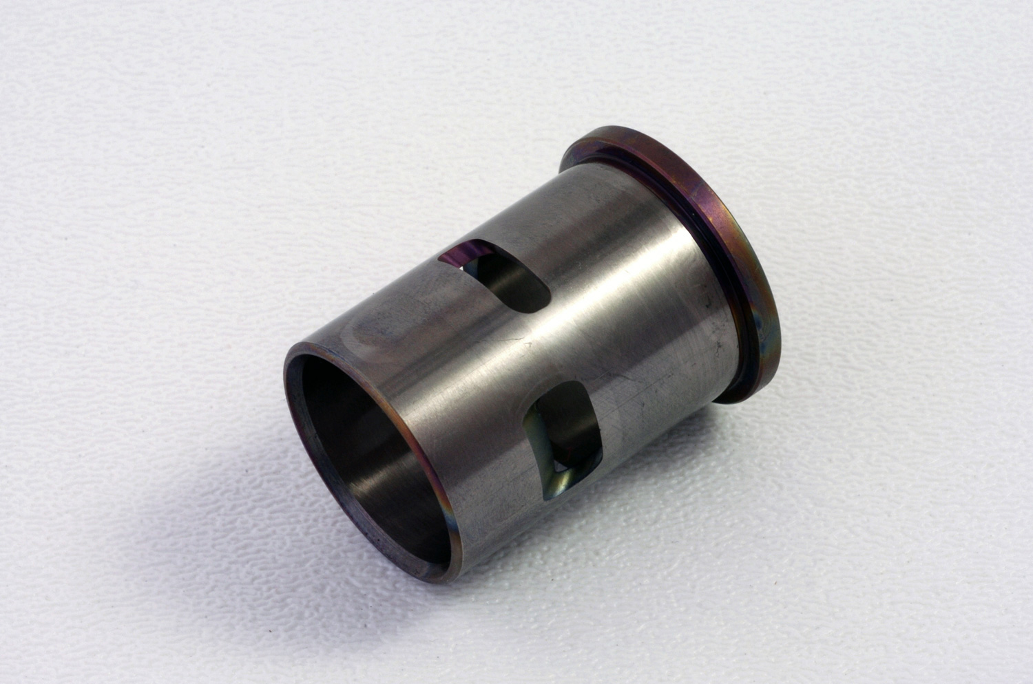 Close up of the sleeve, note the taper machined into the bottom