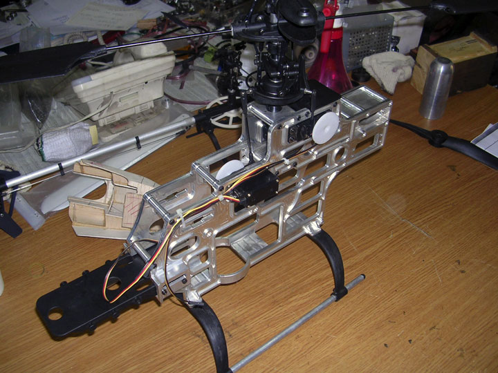 Alloy prototype positive of a molded part used for test fitting components shows off a potential electric Pantera